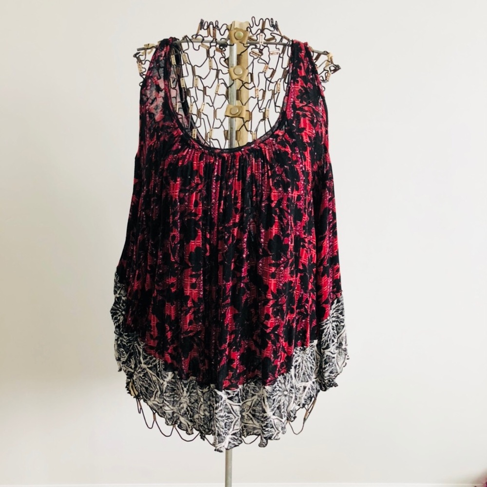 Free People Cold Shoulder Top